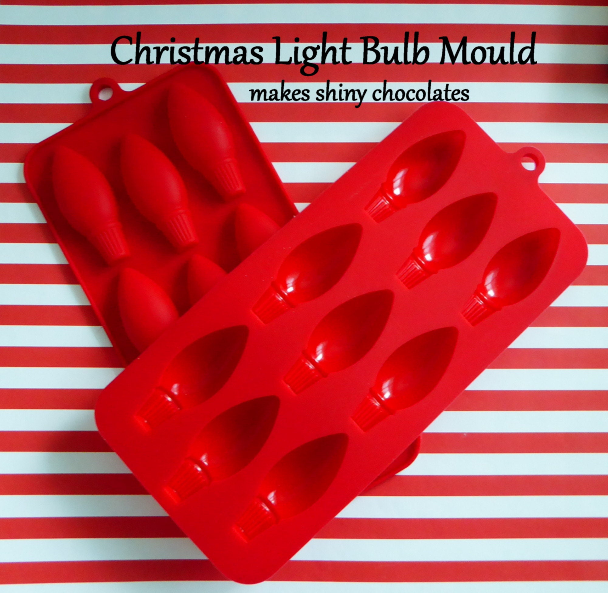 Christmas Silicone Mold for DIY Crafts, Light Bulbs 