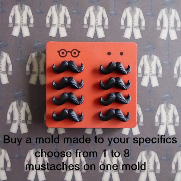 Mustache Cupcake Topper Etsy