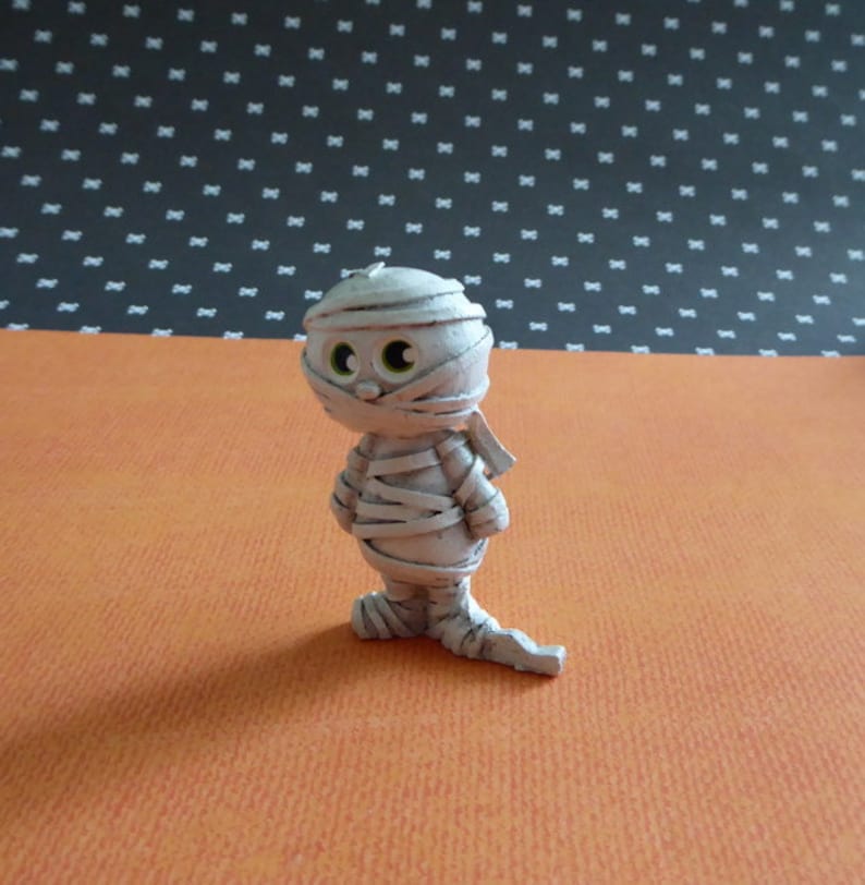 Halloween Mummy Silicone Mold Cake Tool Fondant Chocolate Candy Cupcake Topper Sugar Decorations Polymer Clay Craft
