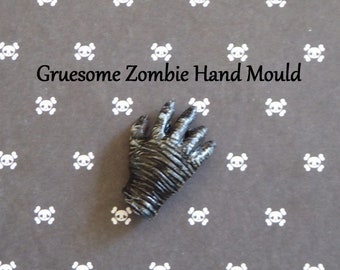 Silicone Mold DIY crafts Chocolate Candy Cake Tool Topper Fondant Sugar Decorations Polymer Clay Halloween Zombie Hand