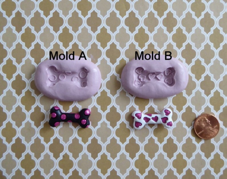 Dog Bone Silicone Mold Fondant Chocolate Candy Polymer Clay Craft Cupcake Topper Sugar Cake Decorations Gift Bakers Crafters