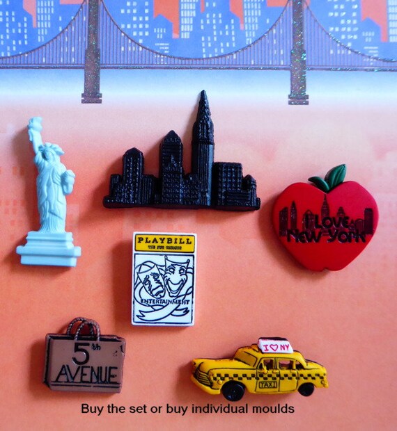 Skyline Silicone Mold Diy Crafts Chocolate Candy Cake Tool Etsy