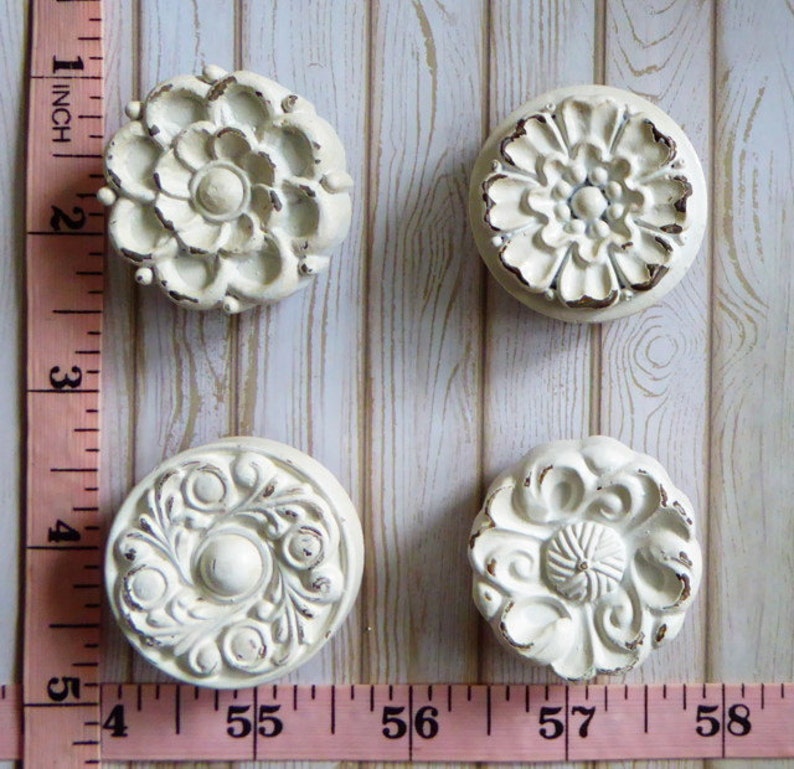 Silicone Mold DIY Crafts Chocolate Candy Cake Topper Decorations Fondant Polymer Clay Resin Soap Rosette Knob image 4