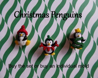 Penguin Silicone Fondant Mold Cake Decor Bakeware Topper Craft Chocolate Mould Penguin Silicone Fondant Mold Cake Decor Bakeware Topper Craft Chocolate Mould