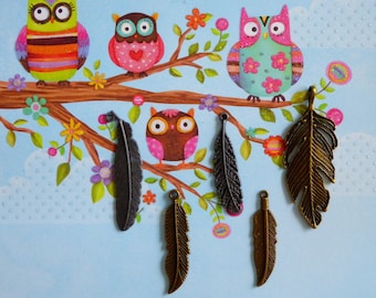 Feather Silicone Mold for DIY crafts.