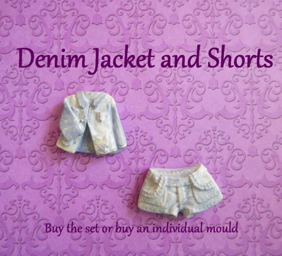 Denim Silicone Mold Chocolate Candy Cake Tool Diy Craft Polymer