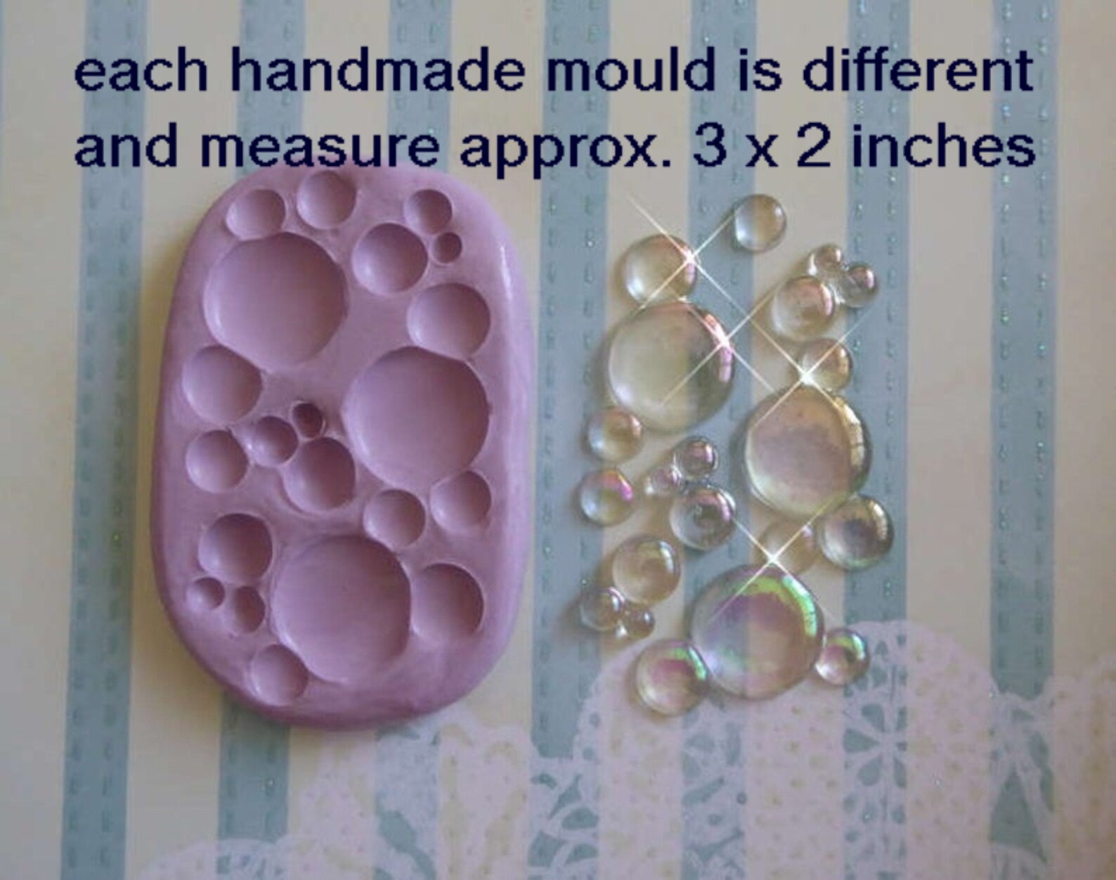 Bubbles Silicone Mold Cake Tool Fondant Chocolate Candy Etsy