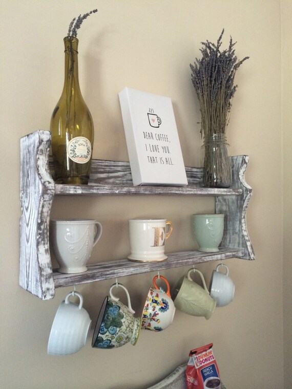 Items similar to Coffee Mug Holder, Rack NEW COLOR OPTIONS!! on Etsy