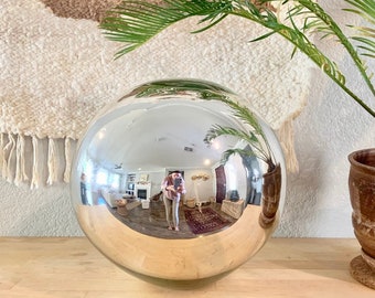 10” Mercury Glass Barragán Sphere with Stand