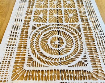 Handmade Mexican Amate Paper Wall Art – XXL 23.5x59 Modern Mexican Art (Unframed)