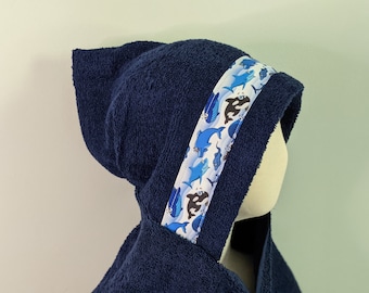 Shark Hooded Towel - For babies, toddlers, preschoolers and beyond!