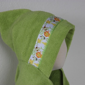 Jungle Animals Hooded Towel - For babies, toddlers, preschoolers and beyond!