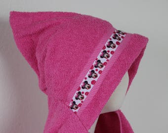 Minnie Mouse Hooded Towel - For babies, toddlers, preschoolers and beyond!