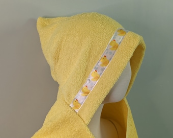 Rubber Duck Hooded Towel - For babies, toddlers, preschoolers and beyond!