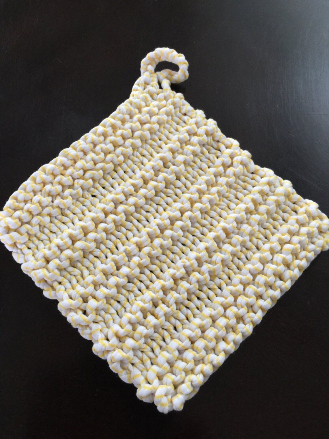 Hand Knitted Pot Holders Etsy