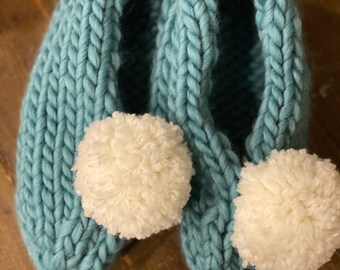 Handmade Knitted Slippers