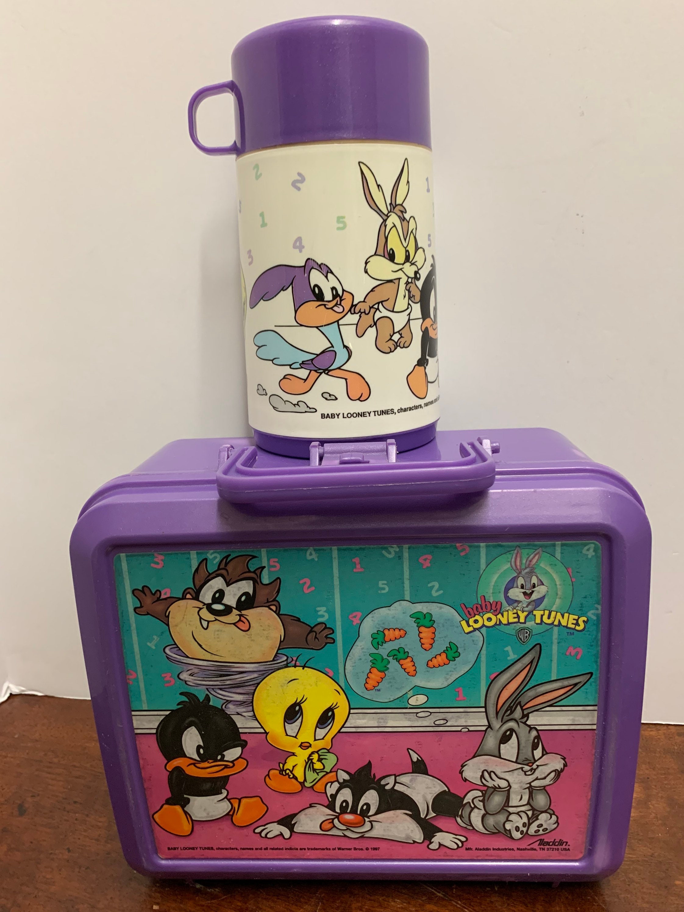 Vintage 1997 Baby Looney Tunes Lunchbox With Thermos - Etsy