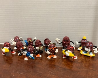 Vintage Set of 11 California Raisins