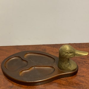 Mens Brass And Wood Duck Valet image 4