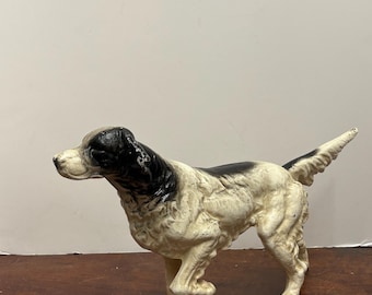Antique Hubley English Setter Cast Iron Door Stop