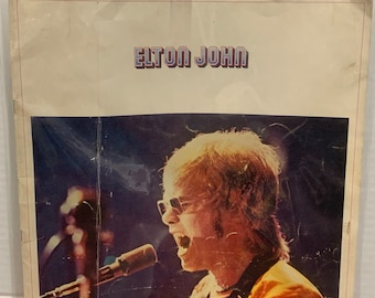 1971 Elton John Concert Program