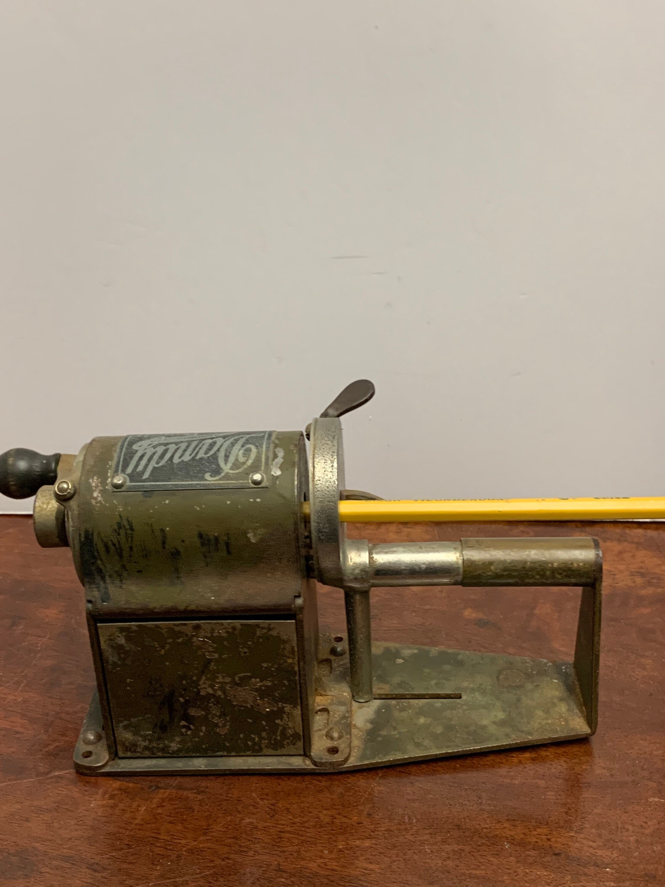 Antique 1919 Dandy Automatic Feed Pencil Sharpener Etsy