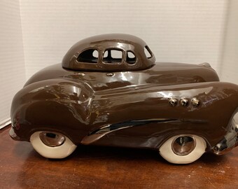 Vintage ceramic GLENN Appleton Signed Packard Cookie Jar