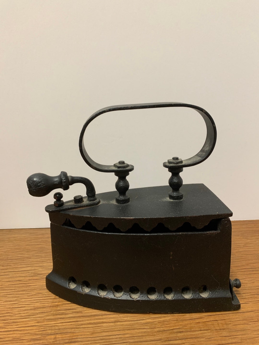 Antique Cast Iron Clothes Iron Etsy