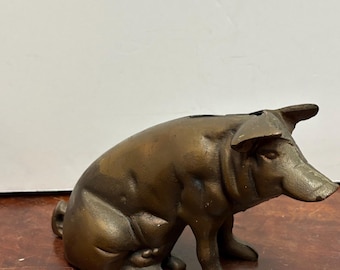 Vintage Piggy Coin Bank Souvenir Chicago Stockyards