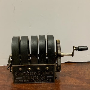 Vintage Stromburg Carlson 5 Stab Telefon Magneto