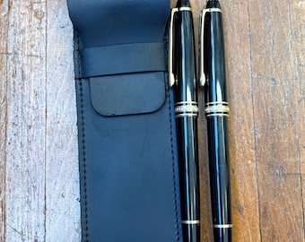 Mont Blanc Mesiterstuck Fontain Pen and Ballpoint Pen Set with Case