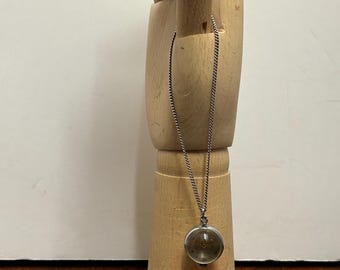 1940s Orb Pendant Watch on Chain