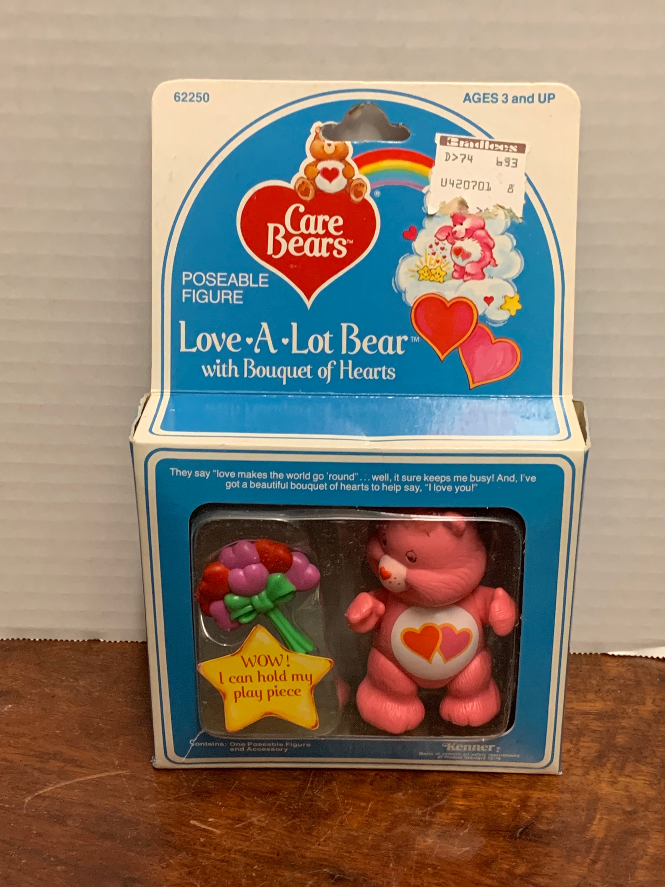 Vintage 1980s Love A Lot Bear Care Bear With Bouquet of Hearts - Etsy
