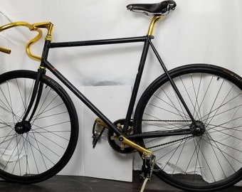 Custom 2008 Limited Edition Fuji/ OBEY Collaboration Fixed Gear Black and Gold. No. 74 of 300!