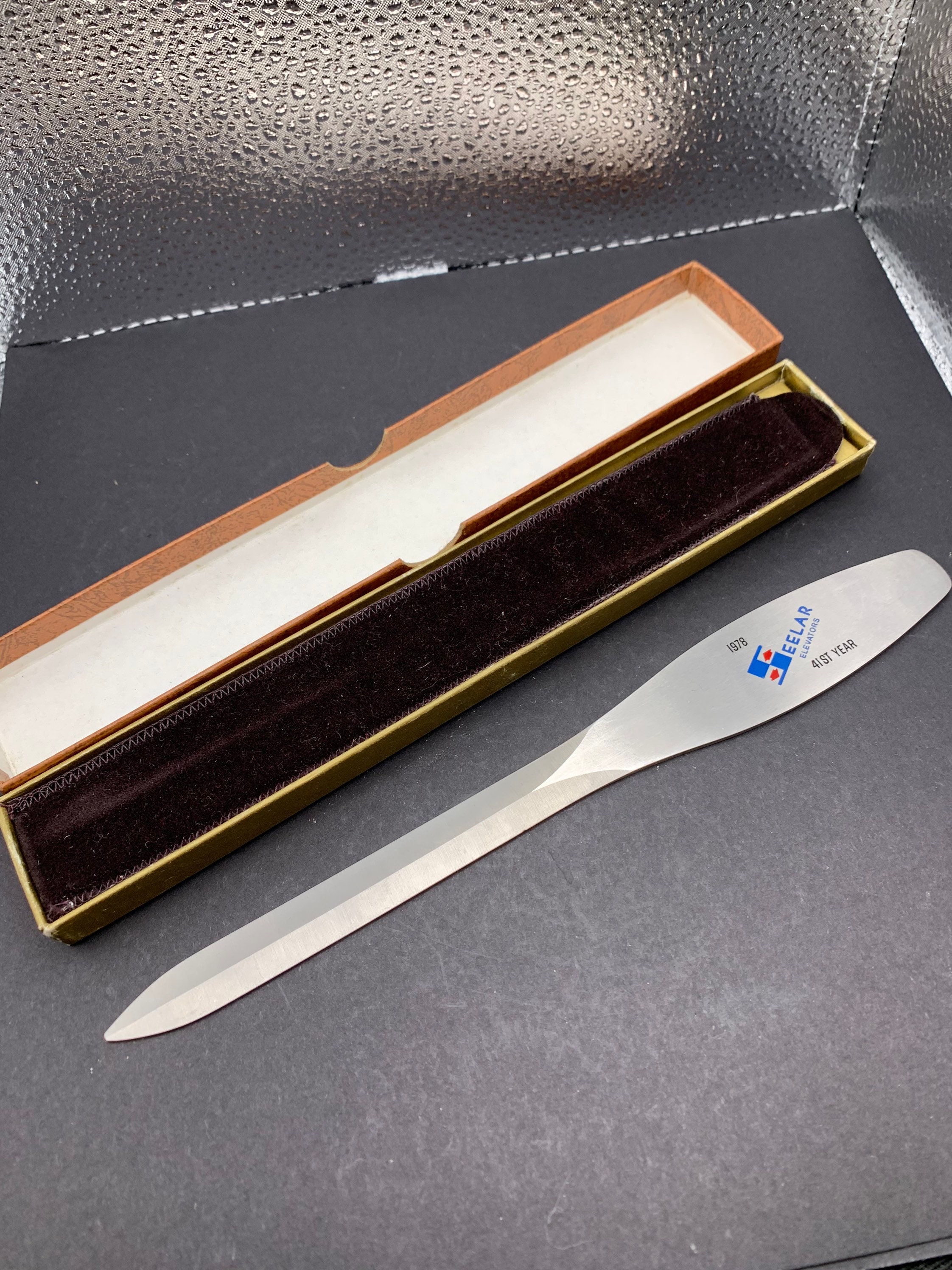 1978 Zippo Letter Opener With Case and Sheath Etsy