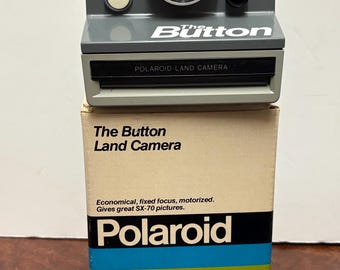 1970s Polaroid “The Button” Land Camera