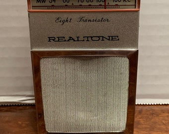 1960s Realtone Eight Transistor Radio