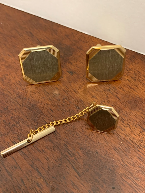 cufflink and tie set louis philippe