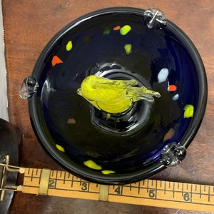 Vintage Glass Fish Astray/Trinket Dish imagem 6