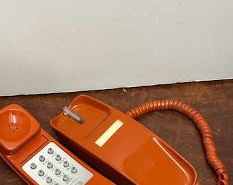 1980s Slimline Burnt Orange Phone
