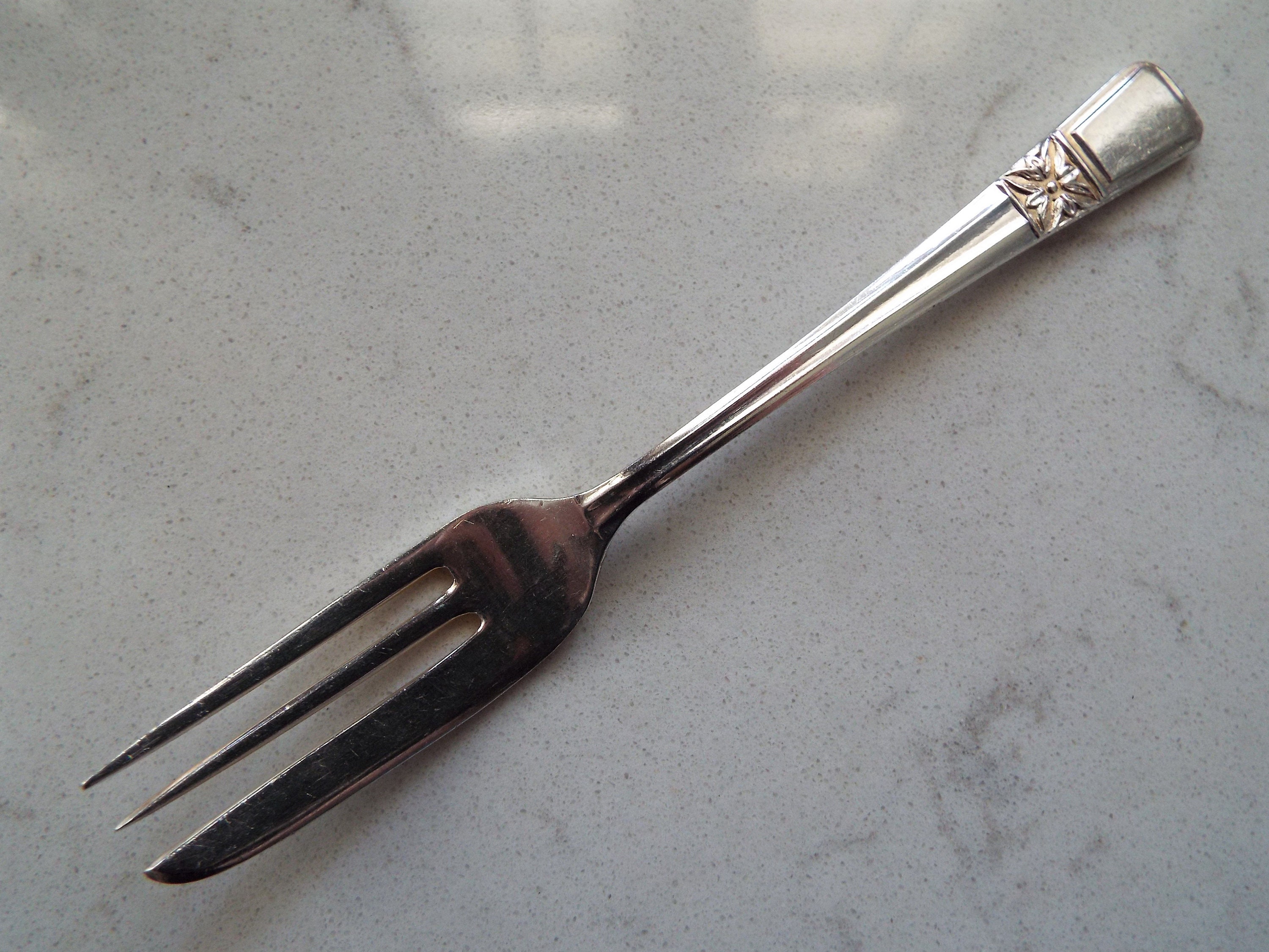 Vintage Cake Forks. Complete Set of Six 1920s English Dessert Etsy