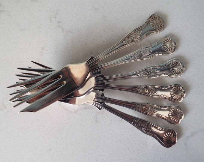 Vintage Silverware Hand Stamped Wedding Fork Cake Fork Mr Etsy