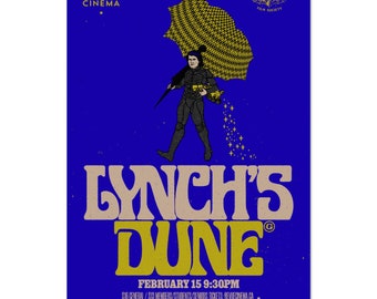 David Lynch's Dune 1984 Movie Poster