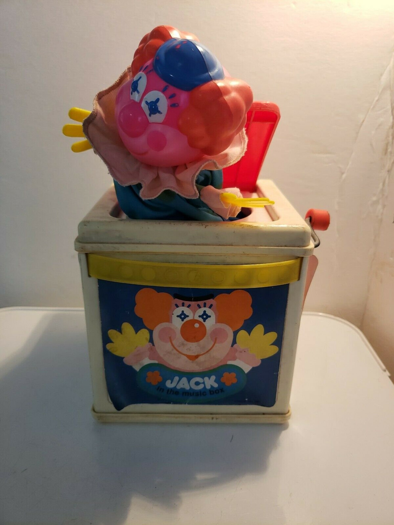 1987 Mattel Jack in the Box Musical Toy Clown | Etsy