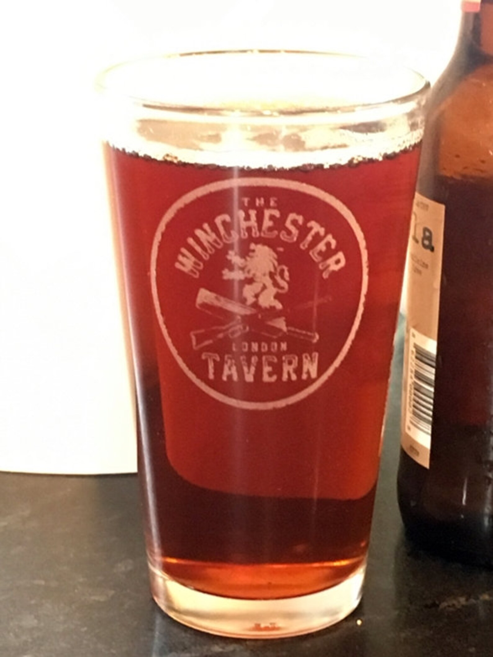 The Winchester Tavern Shaun of the Dead Beer Pub Pint Glass Etsy