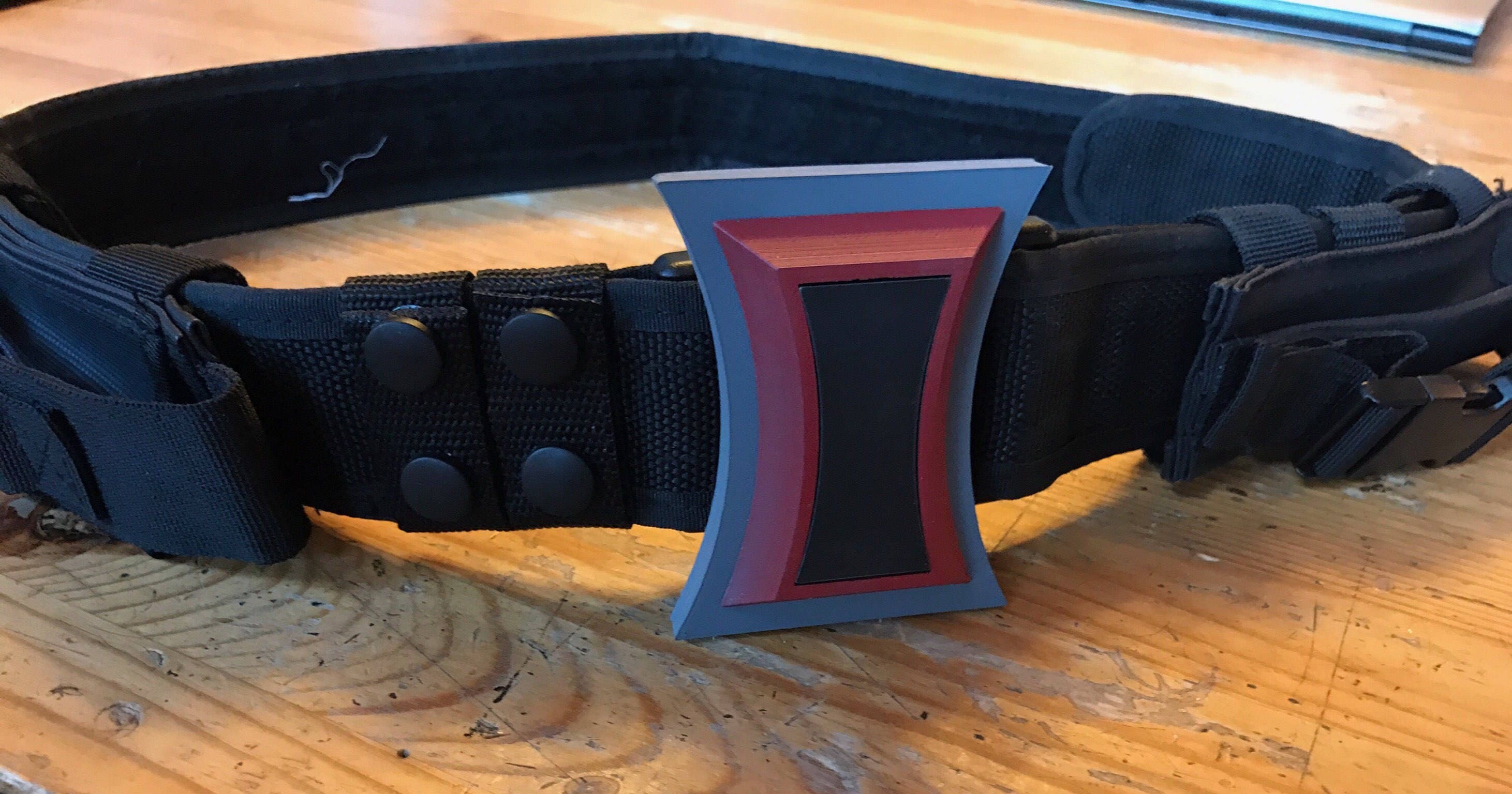 Avengers Black Widow tactical belt with Black Widow buckle Etsy