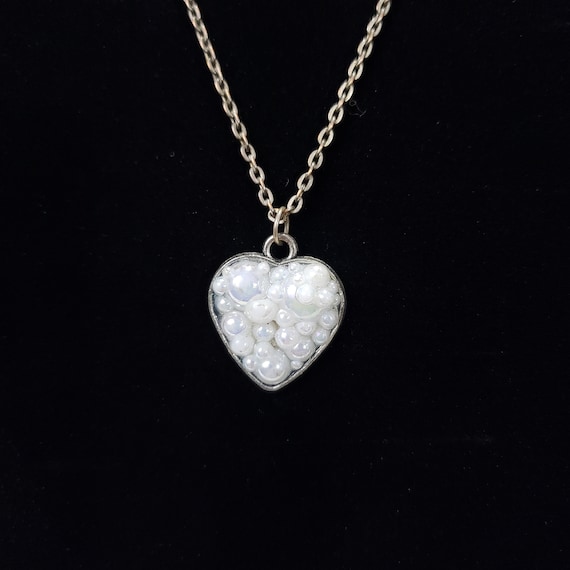 Bubble heart pendant deals