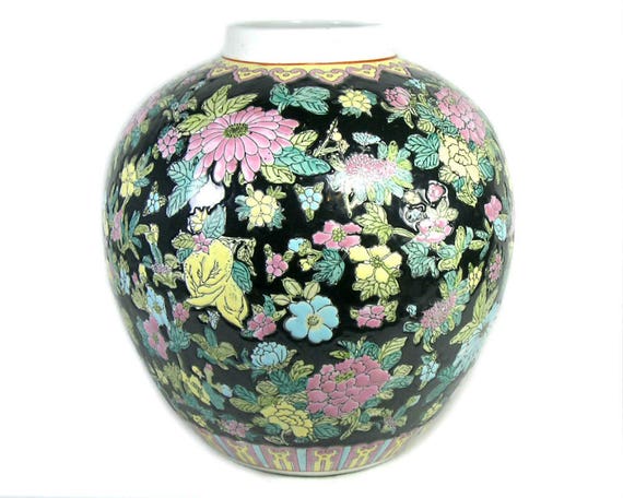Asian large ginger jars