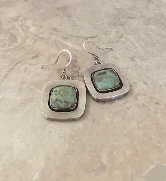 Contemporary Sterling Earrings Sterling Hollow Form Earrings Boho Silver Earrings Artisan Hollow Form Earrings