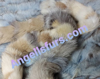 FOX TRIMS SCARVES!Brand New Real Natural Genuine Fur!